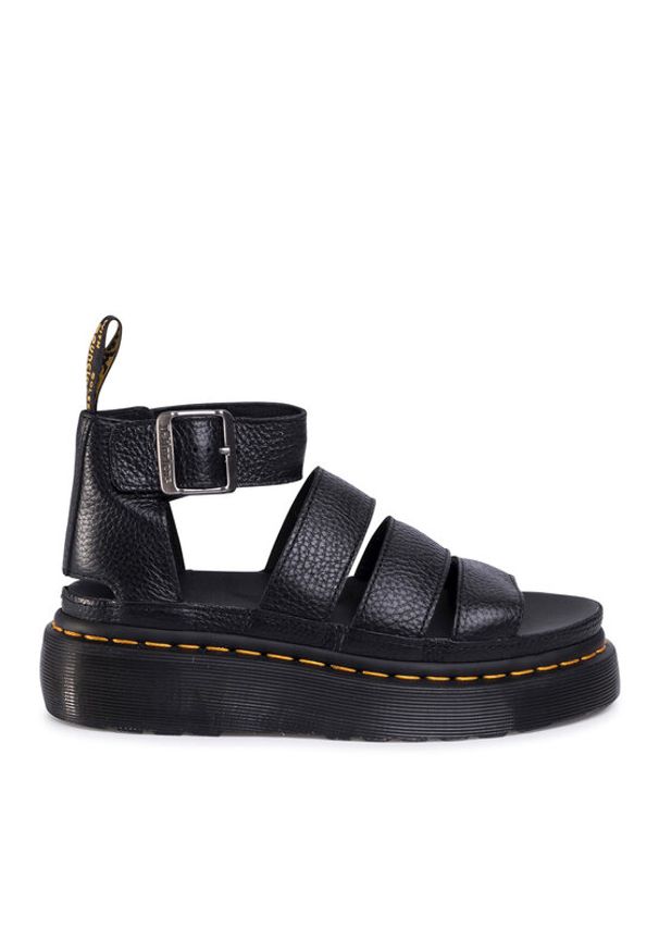 Dr. Martens Sandały Clarissa II Quad 24476001 Czarny. Kolor: czarny. Materiał: skóra
