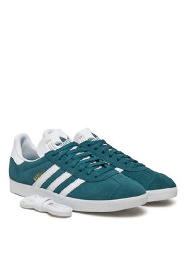 Adidas - adidas Sneakersy Gazelle JH5383 Zielony. Kolor: zielony. Materiał: zamsz, skóra. Model: Adidas Gazelle