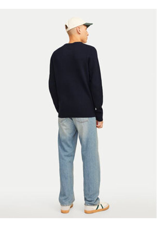 Jack & Jones - Jack&Jones Sweter Perfect 12257771 Granatowy Regular Fit. Kolor: niebieski. Materiał: syntetyk