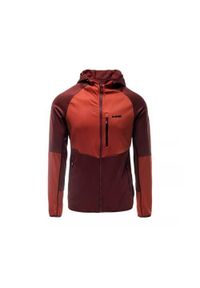 Hi-tec - Bluza sportowa męska Hi-Tec Camil M. Typ kołnierza: kaptur. Kolor: czerwony. Sport: turystyka piesza