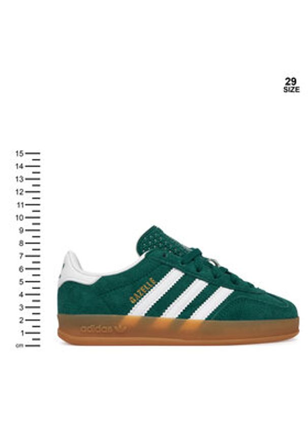 Adidas - adidas Sneakersy Gazelle Indoor IH9134 Zielony. Kolor: zielony. Materiał: skóra, zamsz. Model: Adidas Gazelle