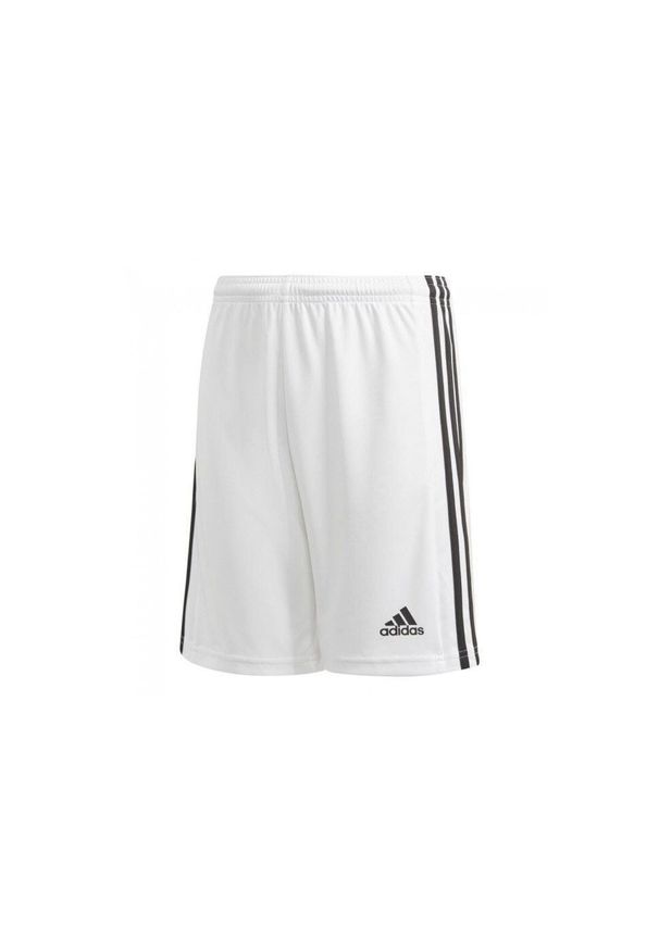 Adidas - Spodenki treningowe dla dzieci adidas Squadra 21 Short Youth. Kolor: biały, wielokolorowy, czarny. Materiał: poliester