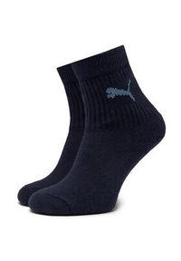 Puma Zestaw 3 par wysokich skarpet dziecięcych Junior Crew Sock 3P 907958 Granatowy. Kolor: niebieski. Materiał: materiał, bawełna #2