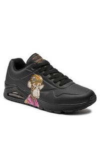 skechers - Skechers Sneakersy Uno-Dr. Bombay 251014/BBK Czarny. Kolor: czarny. Materiał: skóra #4