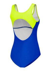 Strój jednoczęściowy pływacki damski Aqua Speed Cora. Kolor: niebieski, żółty, wielokolorowy