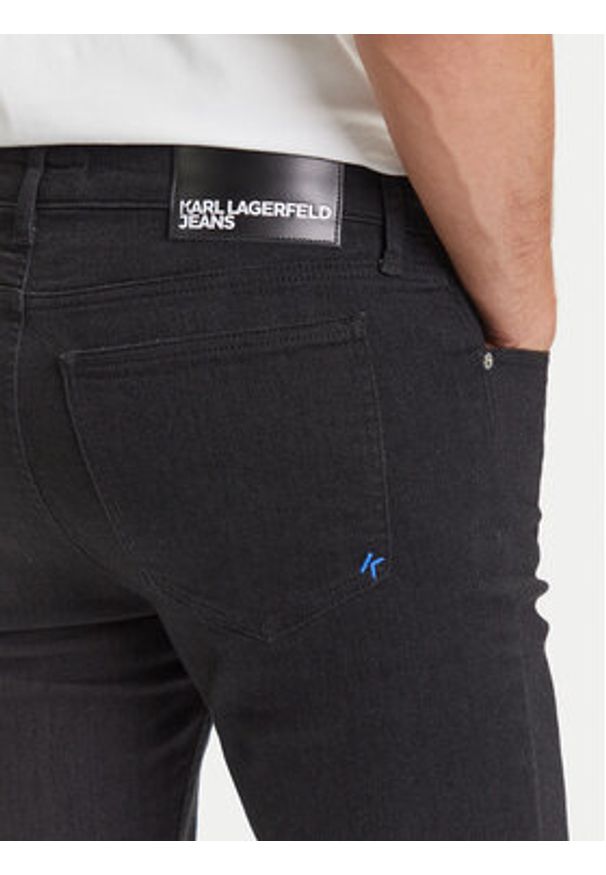 Karl Lagerfeld Jeans Jeansy A3M10031 Czarny Skinny Fit. Kolor: czarny