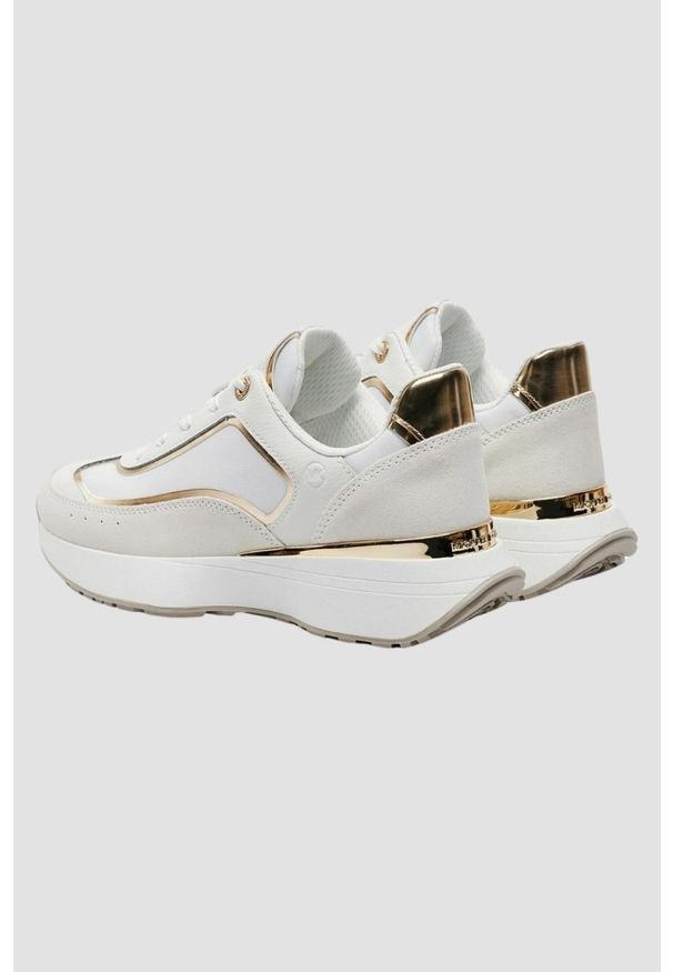 Michael Kors - MICHAEL KORS Białe sneakersy Ari Trainer, Rozmiar 38,5. Kolor: biały