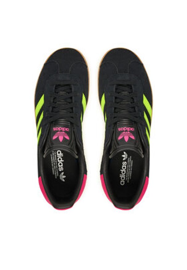 Adidas - adidas Sneakersy Gazelle JQ5994 Czarny. Kolor: czarny. Materiał: skóra, zamsz. Model: Adidas Gazelle