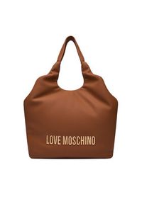 Love Moschino - LOVE MOSCHINO Torebka JC4396PP0NKD020A Brązowy. Kolor: brązowy. Materiał: skórzane #3