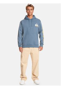 Quiksilver Bluza Omni Logo Otlr EQYFT04834 Niebieski Regular Fit. Kolor: niebieski. Materiał: bawełna