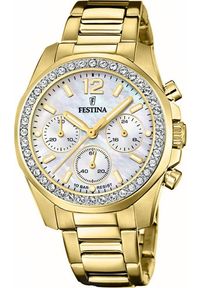 Zegarek Festina Zegarek damski Festina F20609-1 złoty. Kolor: złoty #1