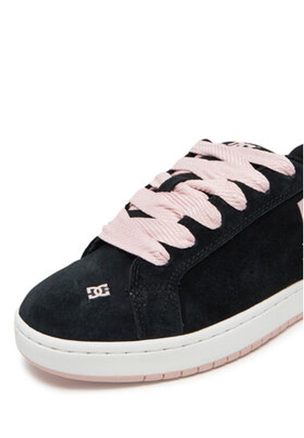 DC Sneakersy V5-10116 Czarny. Kolor: czarny. Materiał: zamsz, skóra