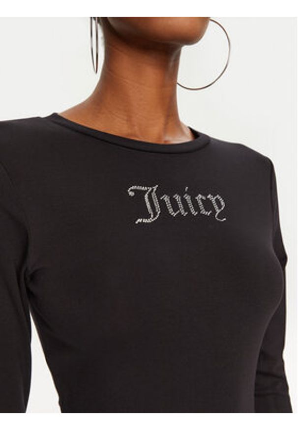 Juicy Couture Sukienka codzienna Dizzie JCWED24309 Czarny Slim Fit. Okazja: na co dzień. Kolor: czarny. Typ sukienki: proste. Styl: casual