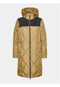 Vero Moda Kurtka puchowa Liberty 10270240 Brązowy Regular Fit. Kolor: brązowy. Materiał: syntetyk #2