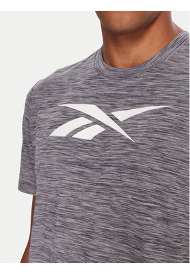 Reebok T-Shirt Vector Standard RK25179CCM Szary Regular Fit. Kolor: szary. Materiał: syntetyk