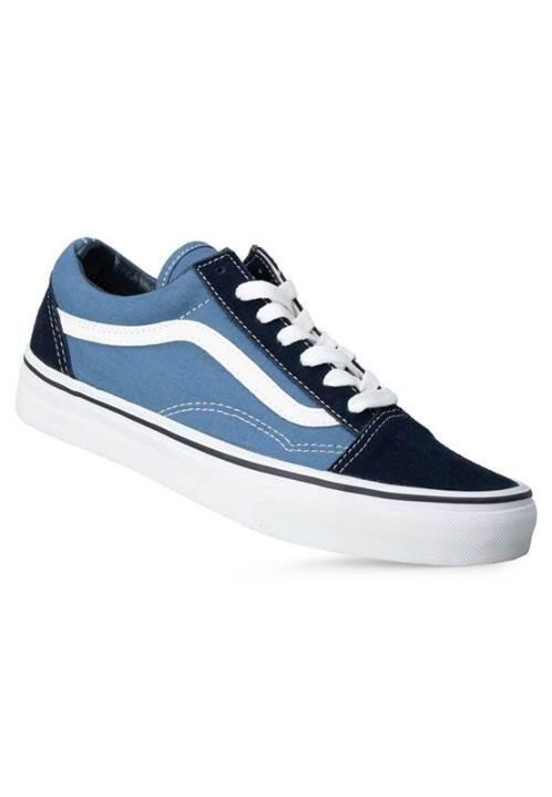 Buty do chodzenia unisex Vans Old Skool. Kolor: niebieski. Materiał: tkanina, materiał, syntetyk, skóra. Model: Vans Old Skool. Sport: turystyka piesza