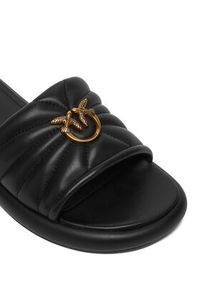 Pinko - PINKO Klapki Fiona 03 SD0525 P003 Czarny. Kolor: czarny. Materiał: skóra #3