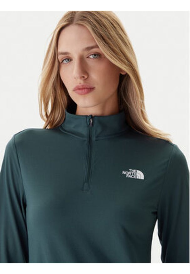 The North Face Koszulka techniczna Flex NF0A8BRQ Zielony Slim Fit. Kolor: zielony. Materiał: syntetyk
