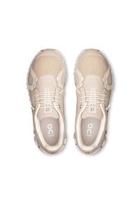 On - ON Cloud 6 W Pearl | White Sneakersy damskie. Kolor: beżowy