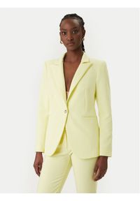 Rinascimento Marynarka CFC0128640003 Żółty Regular Fit. Kolor: żółty. Materiał: syntetyk #1