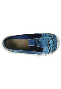 Befado obuwie dziecięce 290X270 niebieskie. Kolor: niebieski. Materiał: bawełna, tkanina #4