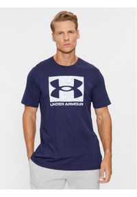 Under Armour T-Shirt Ua Abc Camo Boxed Logo Ss 1361673 Granatowy Loose Fit. Kolor: niebieski. Materiał: bawełna, syntetyk #1