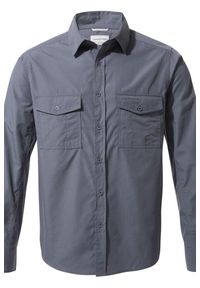 CRAGHOPPERS - Koszula turystyczna męska Craghoppers Kiwi LS Shirt. Kolor: niebieski