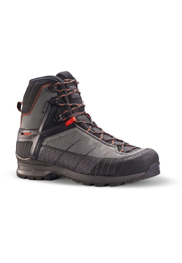 SIMOND - Buty trekkingowe męskie Forclaz MT500 Matryxevo. Wysokość cholewki: przed kolano. Kolor: pomarańczowy, czerwony, wielokolorowy, brązowy. Materiał: materiał, kauczuk. Szerokość cholewki: normalna. Sport: wspinaczka, turystyka piesza