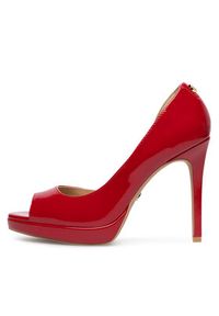 Nine West Szpilki WFA2733-1 Czerwony. Kolor: czerwony. Obcas: na szpilce