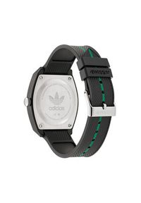 Adidas - adidas Zegarek Project Two AOST25040 Czarny. Kolor: czarny. Materiał: guma #6