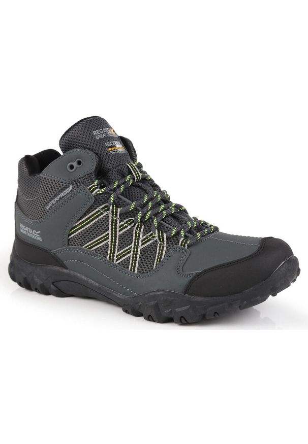 Buty trekkingowe męskie Edgepoint Mid Regatta. Kolor: czarny, szary, wielokolorowy