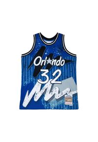 Mitchell & Ness - Swingman jersey Orlando Magic Shaquille O'Neal. Kolor: niebieski. Materiał: jersey. Sport: koszykówka #1