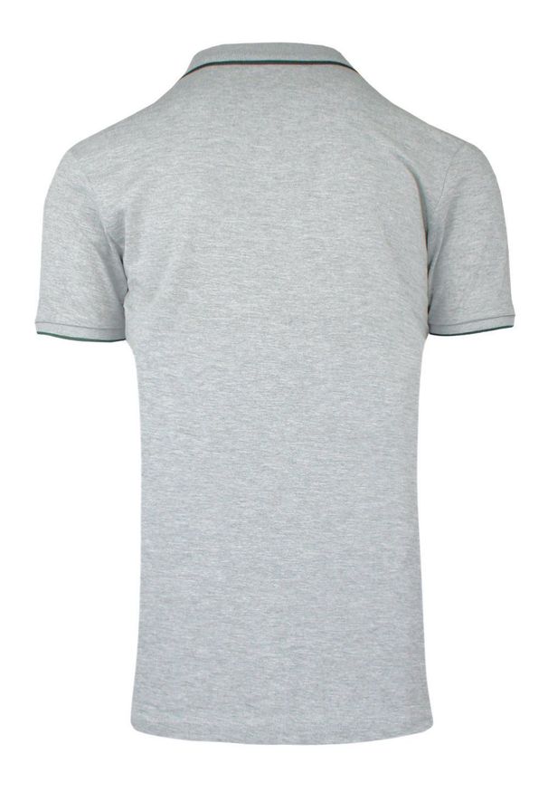 Oryginalna Koszulka Polo - Brave Soul - Popielata. Okazja: na co dzień. Typ kołnierza: polo. Kolor: szary. Materiał: bawełna, wiskoza. Styl: casual