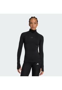 Adidas - Koszulka z długim rękawem adidas Techfit COLD.RDY. Kolor: czarny. Długość rękawa: długi rękaw. Technologia: Techfit (Adidas). Długość: długie. Sport: fitness #1