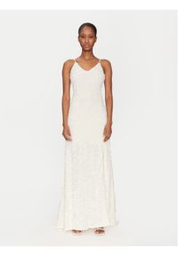 YAS Sukienka wieczorowa Mira 26036359 Biały Regular Fit. Kolor: biały. Materiał: syntetyk. Styl: wizytowy #1