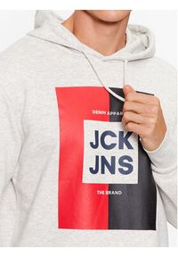 Jack & Jones - Jack&Jones Bluza Oscar 12235248 Szary Regular Fit. Kolor: szary. Materiał: syntetyk #7