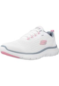 skechers - Buty SKECHERS FLEX APPEAL 5.0 Biały. Kolor: biały. Materiał: tkanina