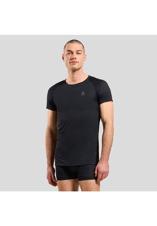 T-shirt Odlo Active F-Dry Light ECO MC. Kolor: szary, czarny, wielokolorowy. Materiał: poliester