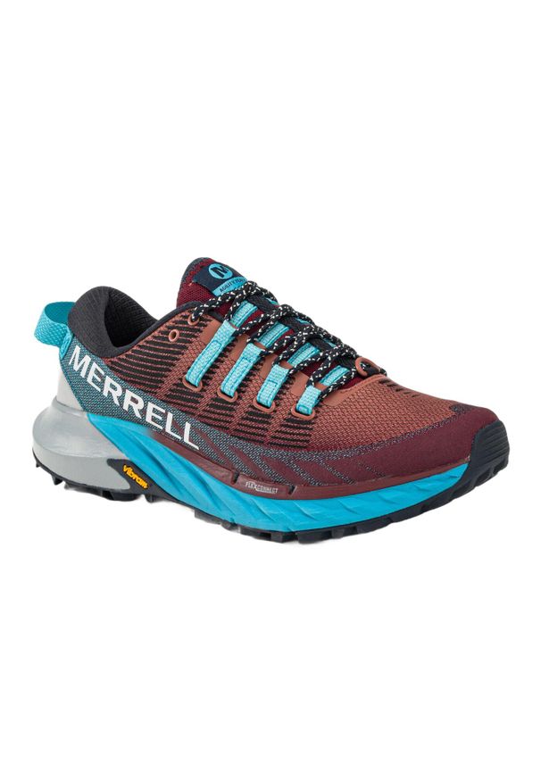 Buty do biegania damskie Merrell Agility Peak 4. Kolor: czerwony, niebieski, wielokolorowy