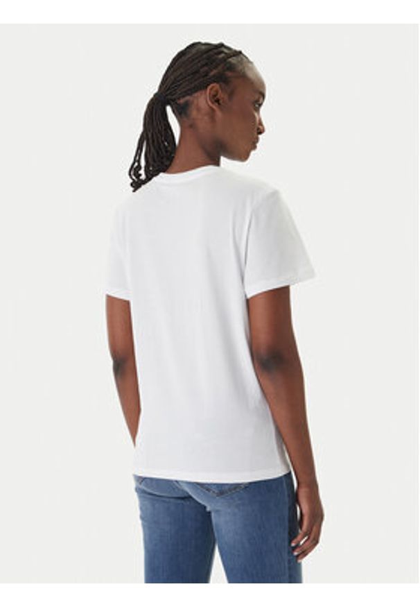 Liu Jo T-Shirt WA6237 JS923 Biały Regular Fit. Kolor: biały. Materiał: bawełna