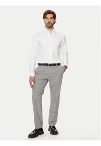 BOSS - Boss Koszula 50470583 Écru Slim Fit. Materiał: bawełna #3