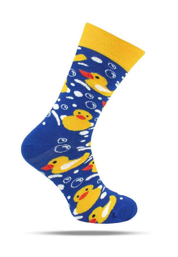 His Story - Skarpetki Bawełniane - Tematyczne - Kaczki w Kąpieli. Kolor: wielokolorowy. Materiał: poliamid, bawełna, elastan