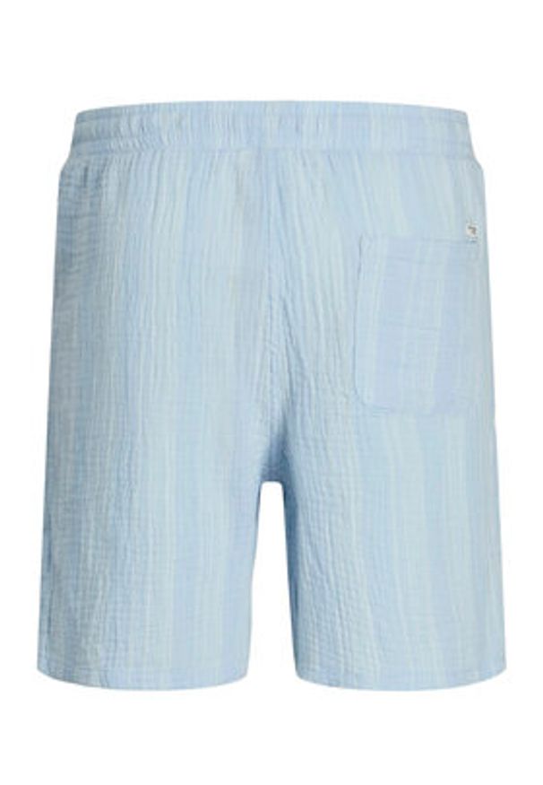 Jack & Jones - Jack&Jones Szorty materiałowe Jaiden 12274758 Błękitny Relaxed Fit. Kolor: niebieski. Materiał: bawełna