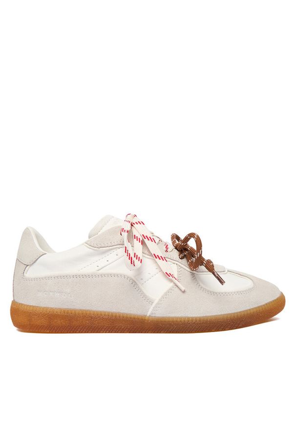 Sneakersy Nokwol. Kolor: biały