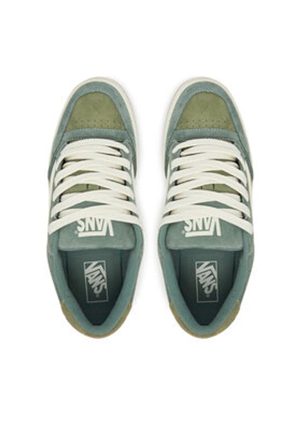 Vans Sneakersy VN000D1JG2T1 Zielony. Kolor: zielony. Materiał: skóra, zamsz