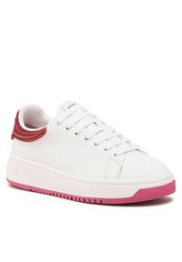 Emporio Armani Sneakersy X3X024 XN825 T485 Biały. Kolor: biały. Materiał: skóra