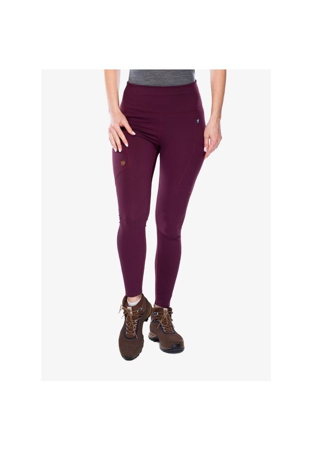 Fjällräven - Legginsy damskie Fjallraven Abisko Tights. Kolor: fioletowy