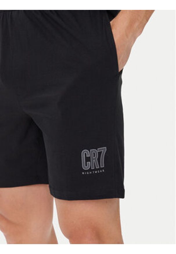 Cristiano Ronaldo CR7 Piżama 8730-41 Czarny Regular Fit. Kolor: czarny. Materiał: bawełna