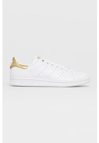 adidas Originals Buty G58184 kolor biały. Nosek buta: okrągły. Zapięcie: sznurówki. Kolor: biały. Materiał: guma, materiał. Model: Adidas Stan Smith
