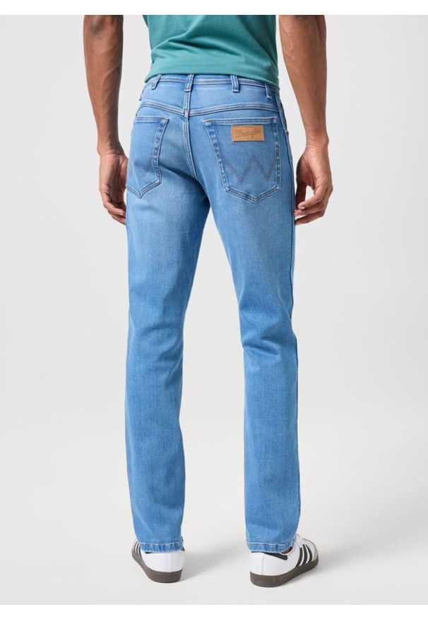 Wrangler - WRANGLER TEXAS SLIM MĘSKIE SPODNIE JEANSOWE JEANSY DŻINSY MURPHY BLUE 112351258 W12S017975